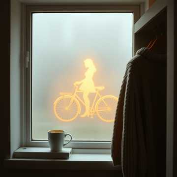 旧玻璃上映水雾