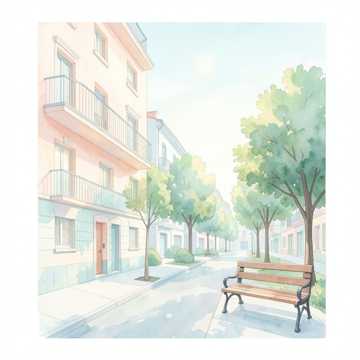 晨光吻过被角