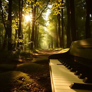 Summer Light Through Leaves