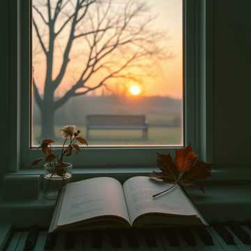 枯萎的茉莉与旧琴声