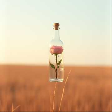 春风瓶里的蔷薇