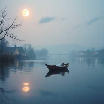 月光小舟摇啊摇