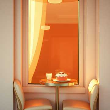 糖霜落在你睫毛上