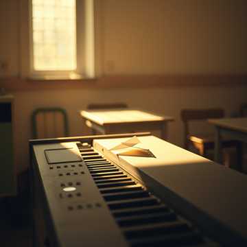 钢琴房的旧灰尘