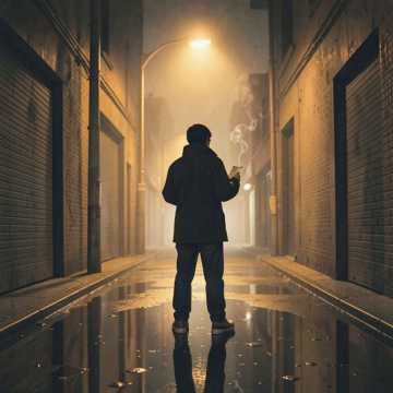 兜里只剩半截烟