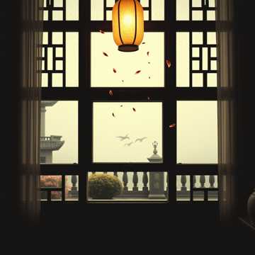 愁雨压花枝