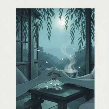 轻抚耳畔的月光