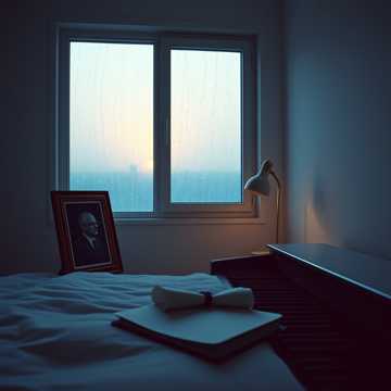 玻璃窗上的雨痕