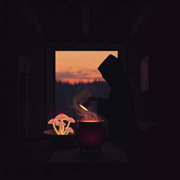 独居女巫的毒蘑菇