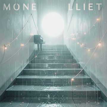 月光浸湿的台阶