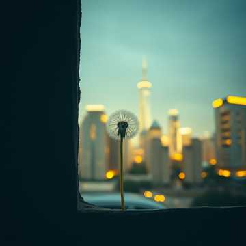 钢筋水泥里的蒲公英