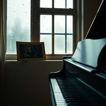 倒带雨天的旧钢琴