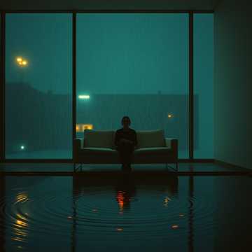 倒流的雨水