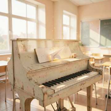 钢琴房的旧灰尘