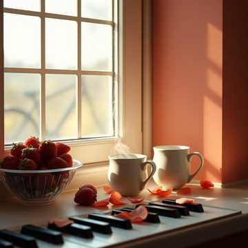 糖渍草莓的晴日