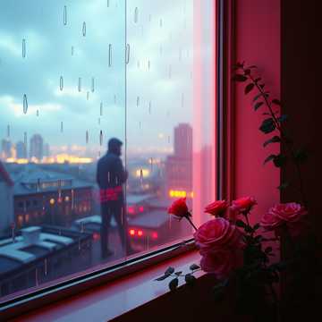 霓虹窗台的眼泪