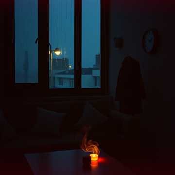 烟灰坠落的方向