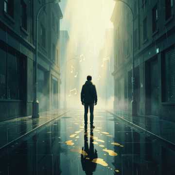 光穿过人海时请抬头