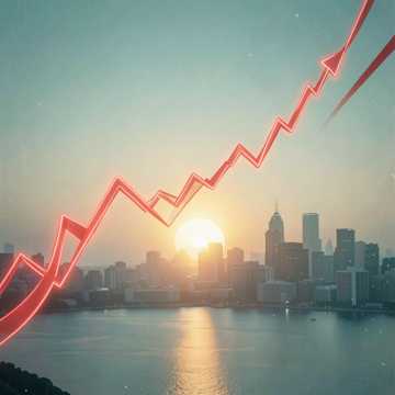 红飘带般线形图