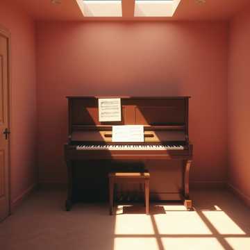 空钢琴房