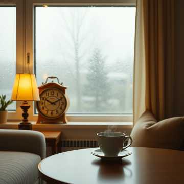 客厅的钟走慢了