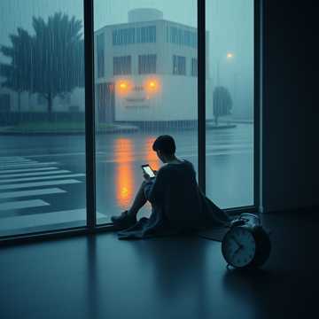 雨停后泪还在烧