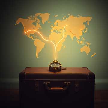 经纬度串起的线