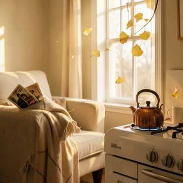 银杏叶缝的电影票