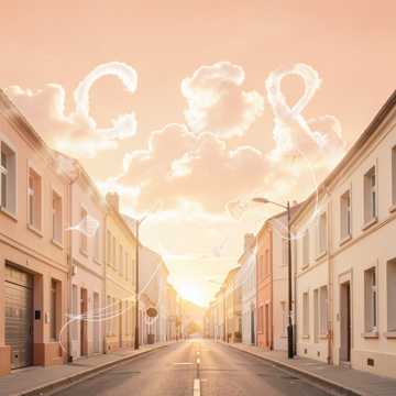 云朵信笺淌着光