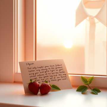 草莓味的手写信