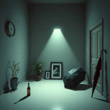 烟灰落进月光杯