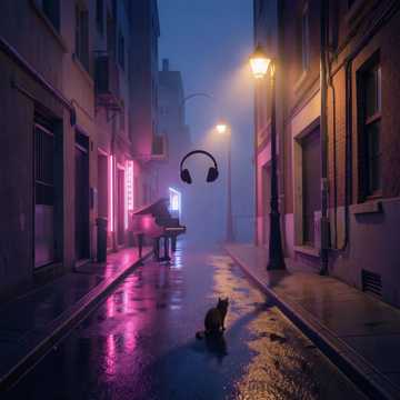 空荡的街头回响