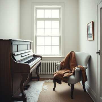 琴键上结霜的弧度