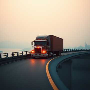 货运路上的木棉花