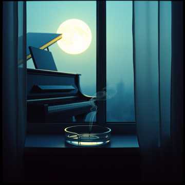 烟灰缸里的月亮