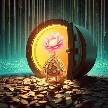 金库开出一朵花