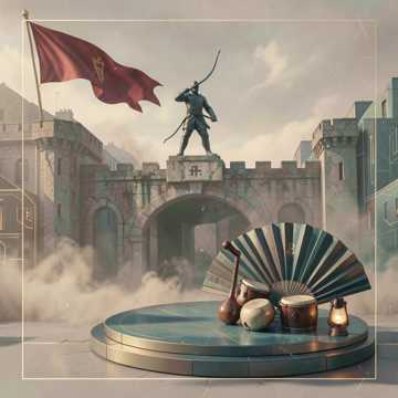 铁马弦誓去 胭脂水遗恨