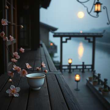 半盏凉透的桃花酒