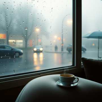 咖啡店的雨