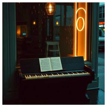 钢琴上的昨日雨