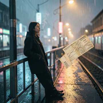 站台上的一支烟