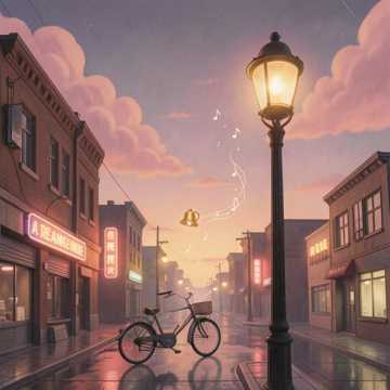 糖霜色黄昏