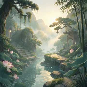 一入庐山 便忘人间