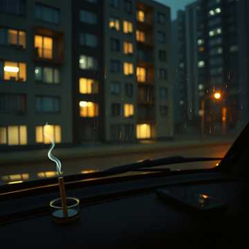 凌晨两点 烟雾发呆