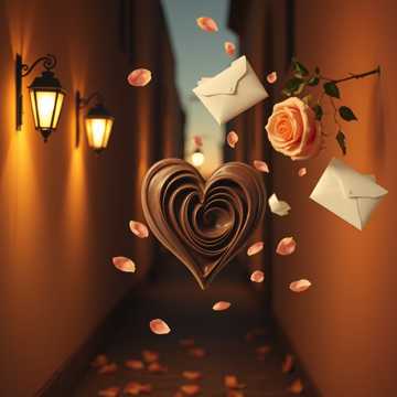 玫瑰信封 巧克力晚风