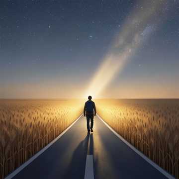 半明半暗的平原