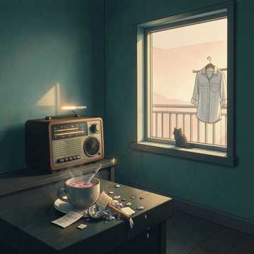 烟灰缸沉在杯底