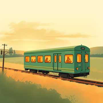 哥几个的绿皮车