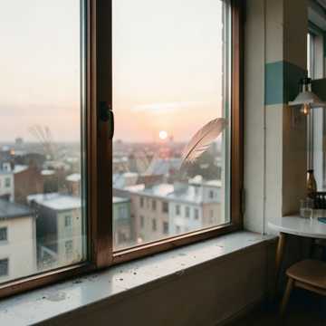 随风而去的羽毛