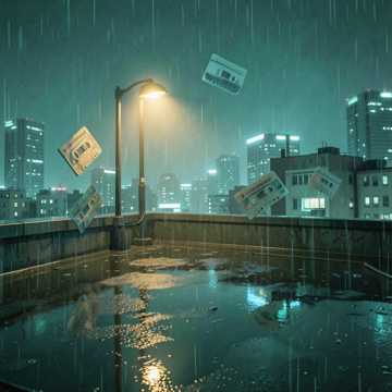 屋檐上的雨滴交响诗